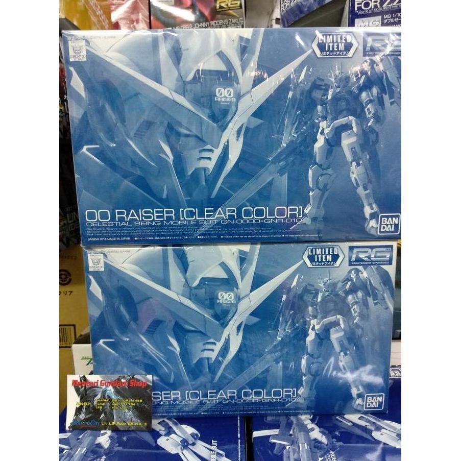RG 00 Raiser Clear Color Gundam Base Limited Item
