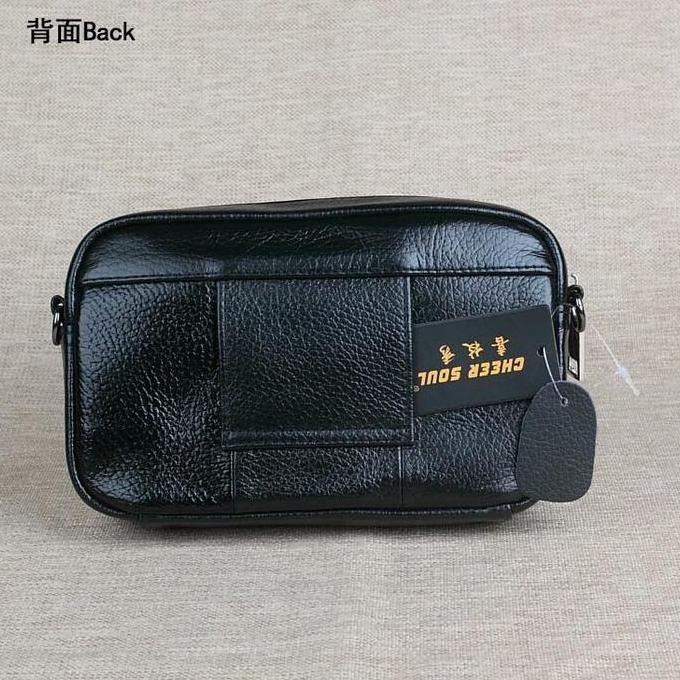 tas selempang mini pria - wanita cheer soul dompet kulit hp