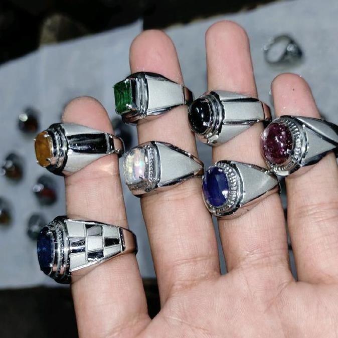 EMBAN/CINCIN MONEL KOMBINASI DOFF PASIR RING CINCIN BATU ORIGINAL DAN TERPERCAYA