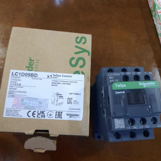 Contactor schneider LC1D09BD original 24V DC