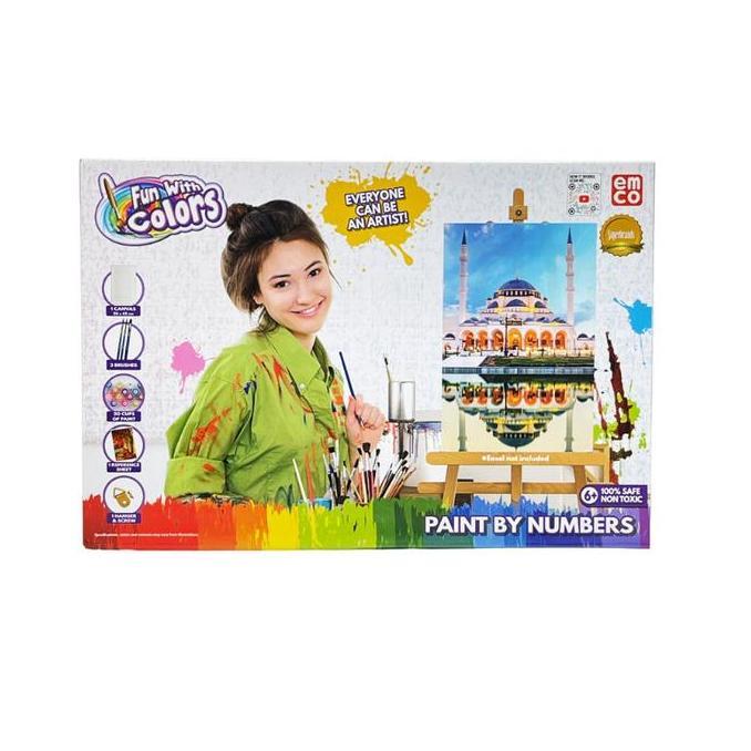 EMCO Fun With Colors Paint By Numbers Kanvas Medium 30x40