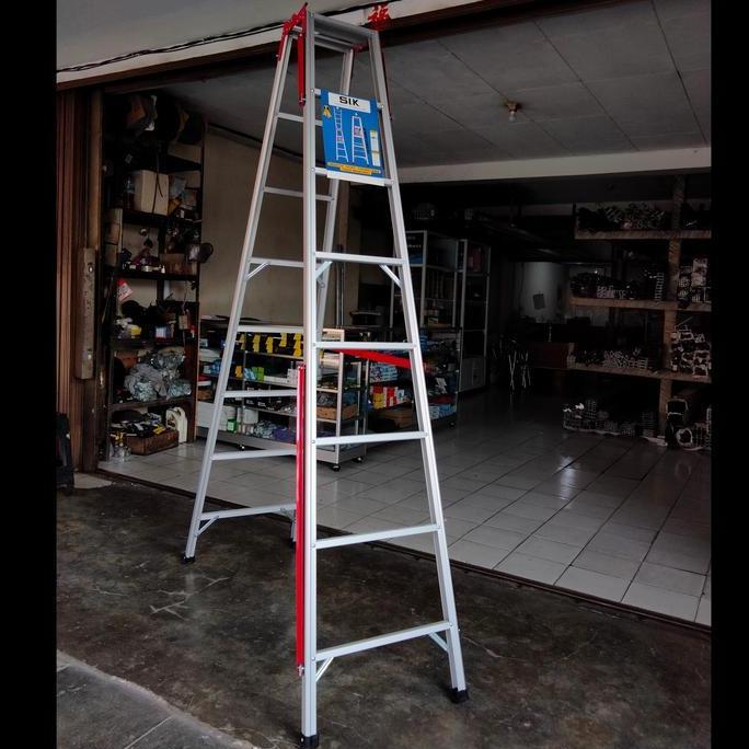 Promo Tangga Aluminium Lipat 250 Cm Cod