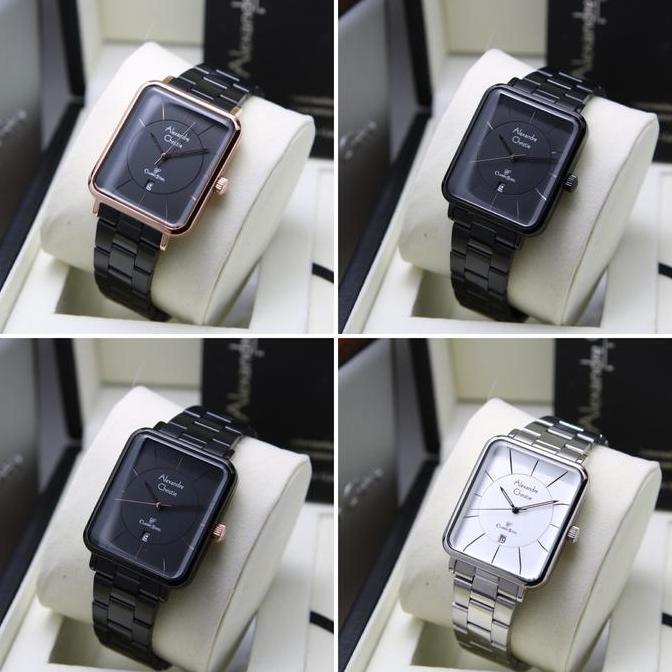 Promo [ ORIGINAL ] Jam Tangan Pria Alexandre Christie 8662 AC 8662 MD Rantai COD