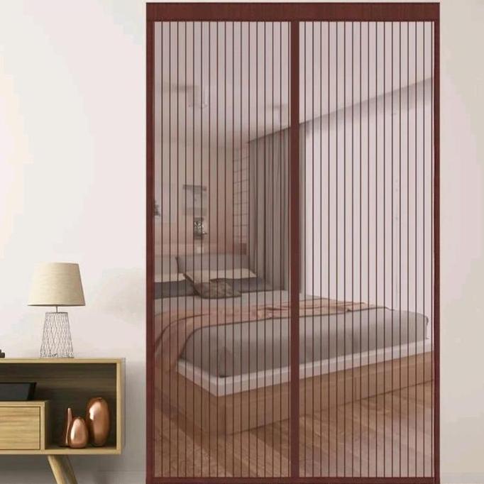 Tirai Pintu Magnet Anti Nyamuk Ukuran JUMBO 120x210cm/140x240cm/150x240cm/160x240cm Pembatas Ruangan