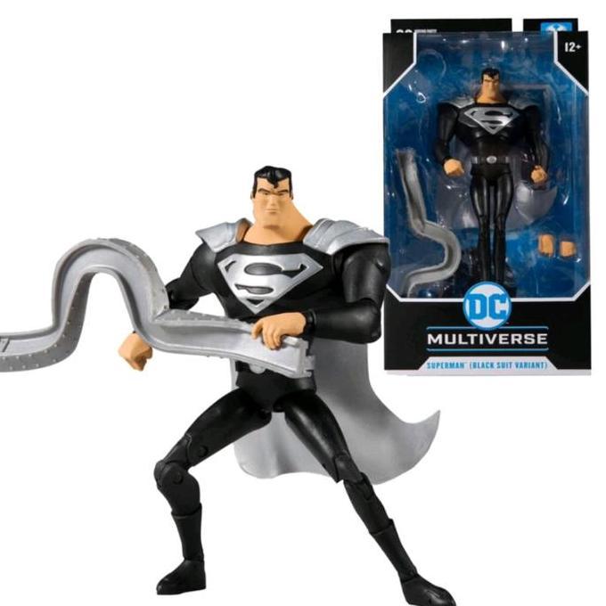 DC Mcfarlane multiverse superman black suit variant original