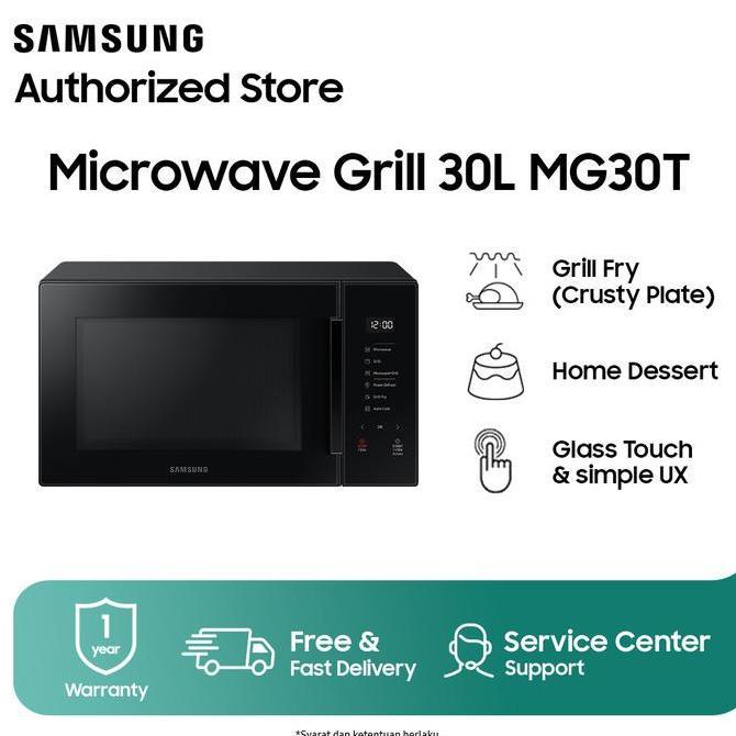Samsung Microwave Grill, 30 L - MG30T5068CK FW
