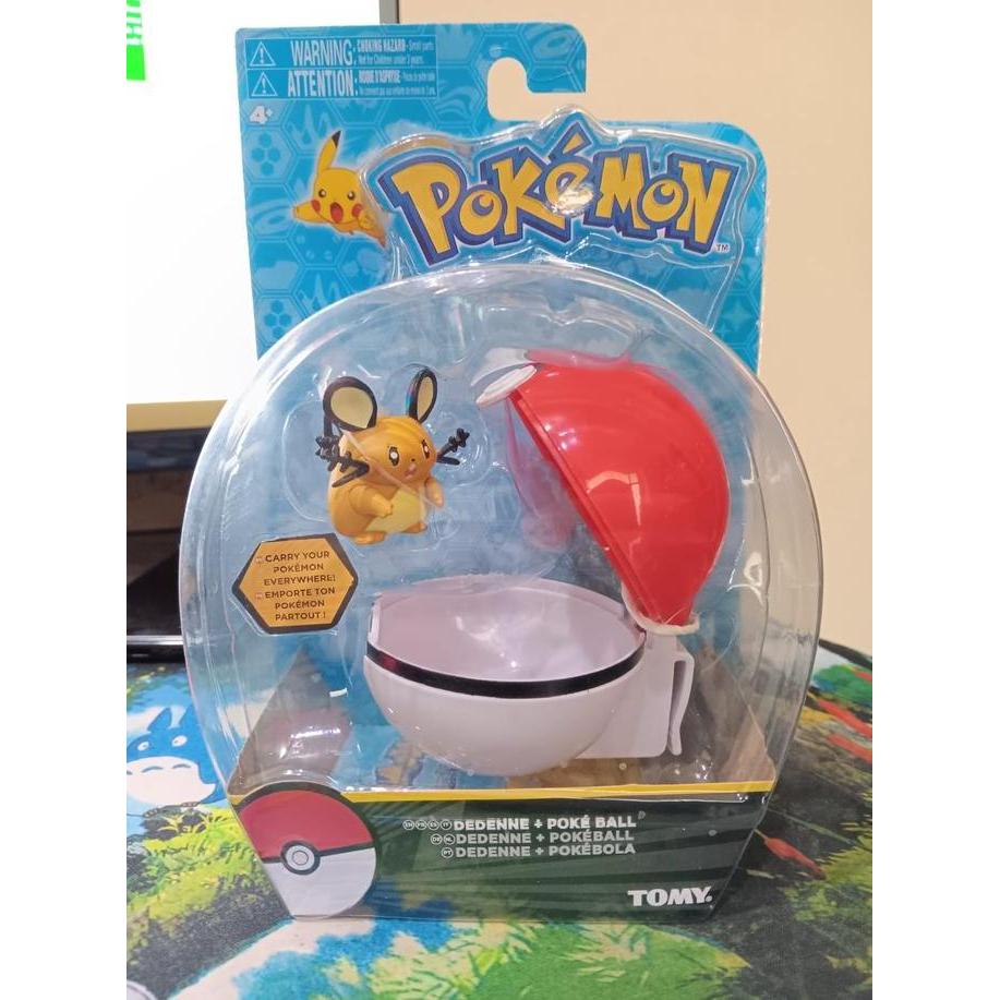 TOMY POKEMON DEDENNE + POKEBALL