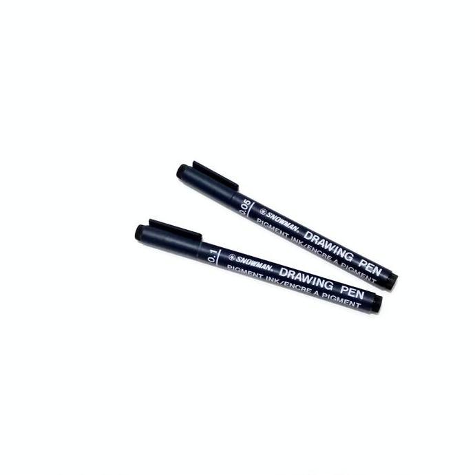 Snowman Drawing Pen 0.05