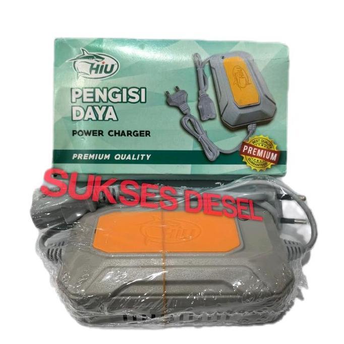 CHARGER SPRAYER ELEKTRIK CAS AKI BATRE BATERAI POMPA GENDONG SEMPROT HAMA MEREK HIU ORIGINAL