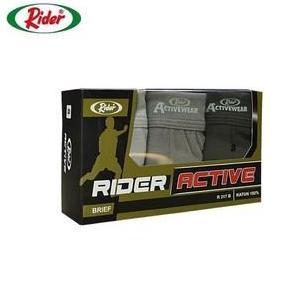 DR265 - 1 Box 3 Pcs CD Rider Active R 317 B - Celana Dalam Pria Dewasa - Multi Colour
