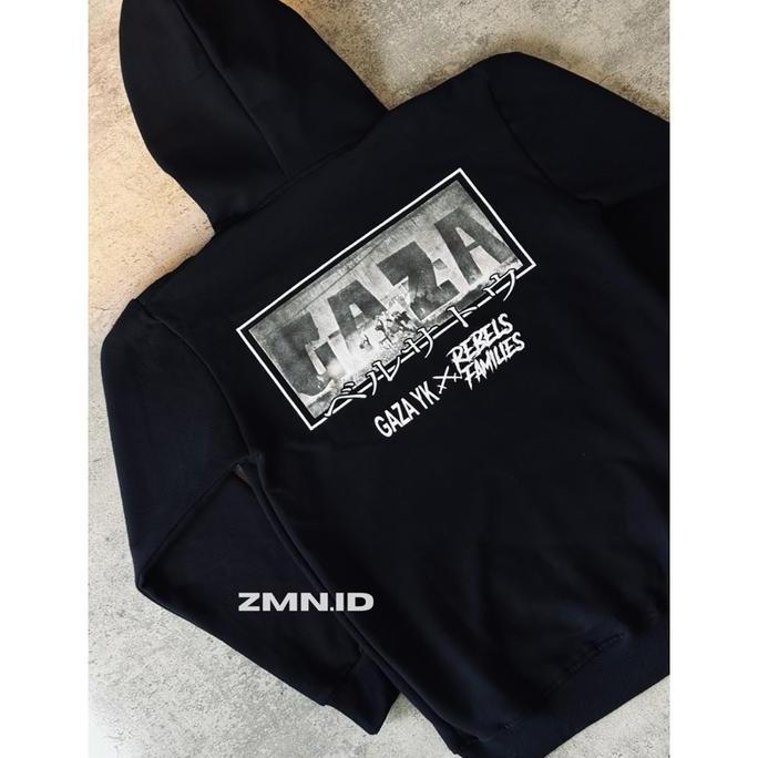 DV51 - Jacket Hoodie Gaza X Rebels | Hoodie Pullover | Hoodie Premium ~ Free Sticker