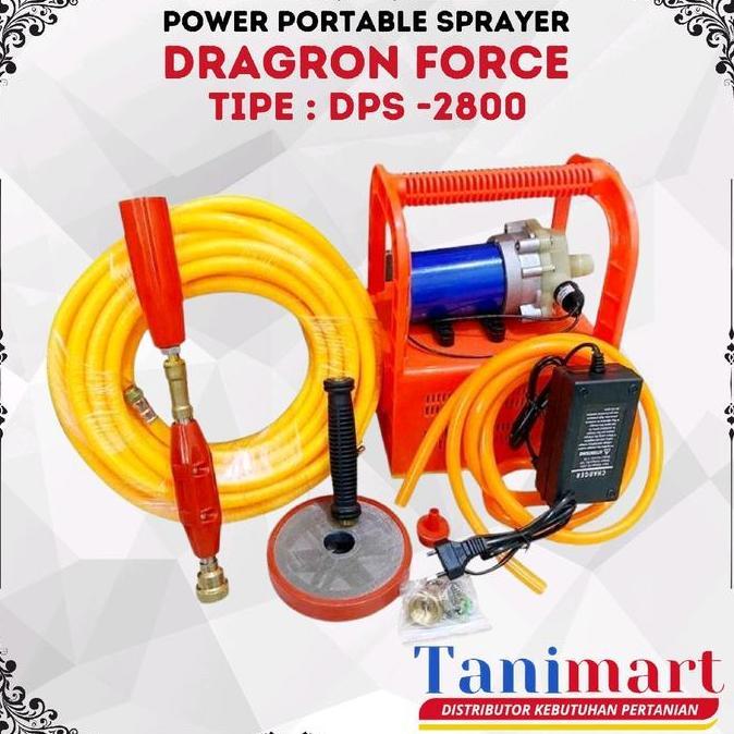 Portable Sprayer Dragon Force DPS 2800 (Sprayer Elektrik portable semburan bertekanan tinggi)