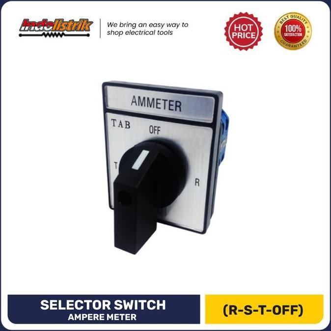 Selector Switch Ampere Meter Amperemeter TAB CA10-A048 - Mutu Terjamin