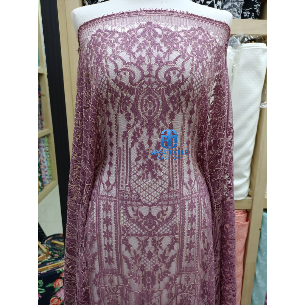 BRUKAT PANEL SEMI KHUSUS DUSTY PURPLE & DUSTY PINK TUA METALIK