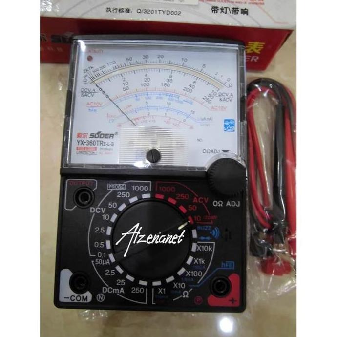 Multitester Analog SUOER YX-360TR with Buzz