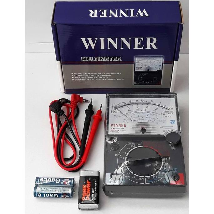 MULTITESTER WINNER YX 360 TRN TESTER ANALOG AVO METER WINNER