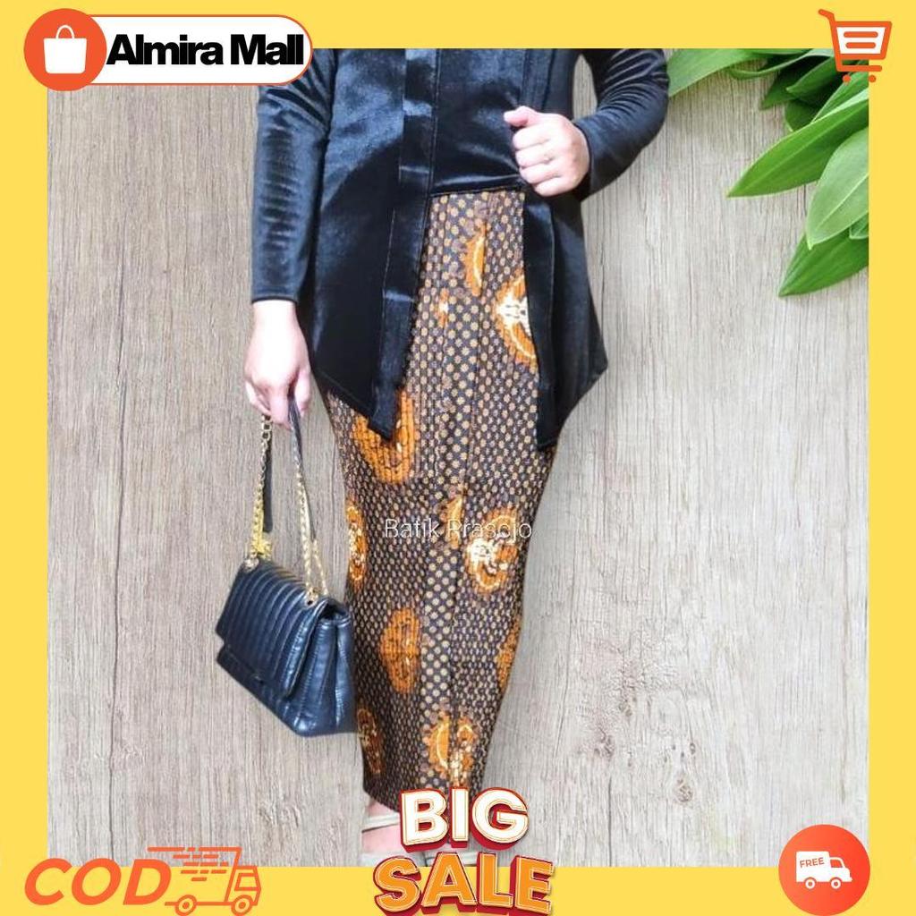 Rok Plisket Batik Wiru/Motif Truntum Garuda/Rok Kondangan/Produksi Plisket [Cod]