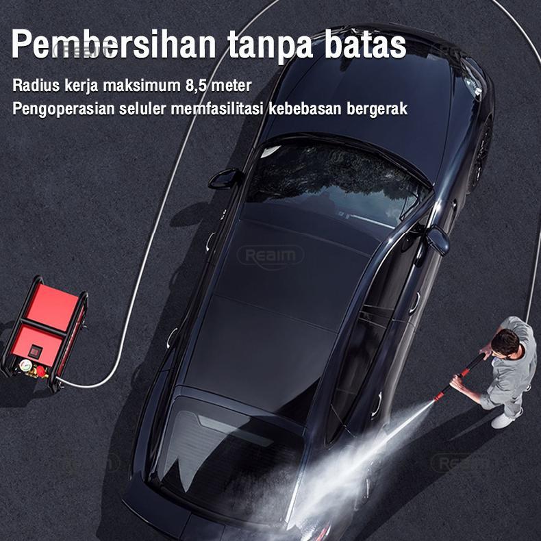 Anjalistoreid Reaim Alat Cuci Motor 200Bar High Pressure Cleaner Jet Cleaner Mobil Mesin Cuci Mobil 