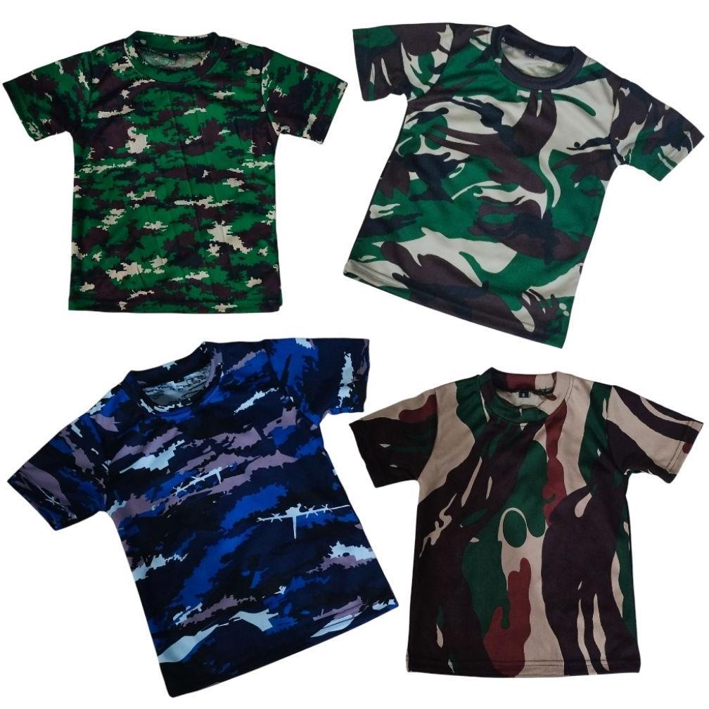 Kaos loreng anak laki laki|Kaos anak loreng army|kaos anak loreng malvinas|kaos tni anak 1-8 tahun