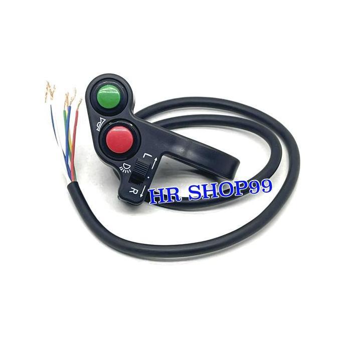 Saklar Kiri Motor Variasi - Klakson Sein On Off Lampu Universal Motor