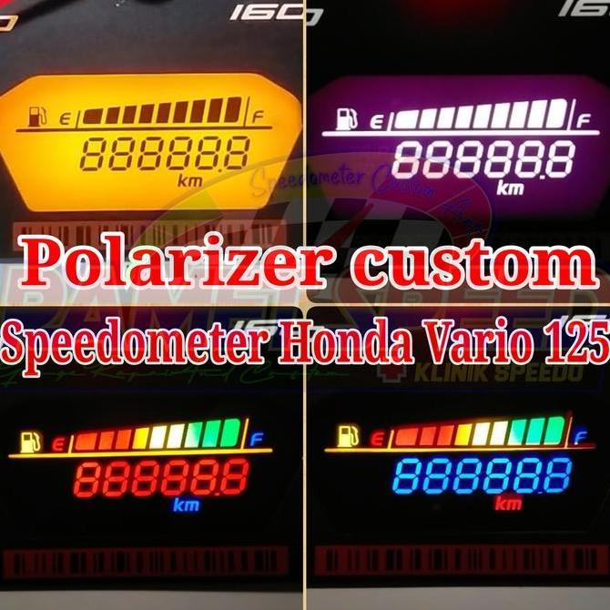 Polarizer custom speedometer Honda Vario 125 Old polaris speedometer honda vario 125