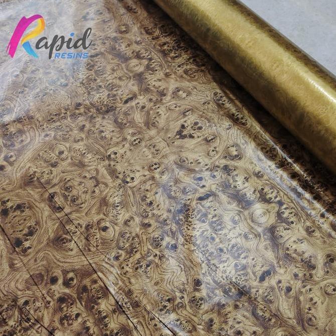 Water transfer printing wtp kayu burl cat celup wtf motif kayu