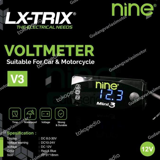 voltmeter digital lx - trix nine v3