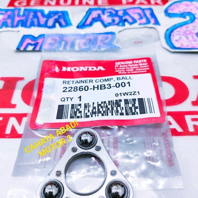 RETAINER COMP PELOR SEGITIGA STELAN KOPLING 22860-HB3-001 HONDA KARISMA SUPRA X 125 KARBU BLADE 125 