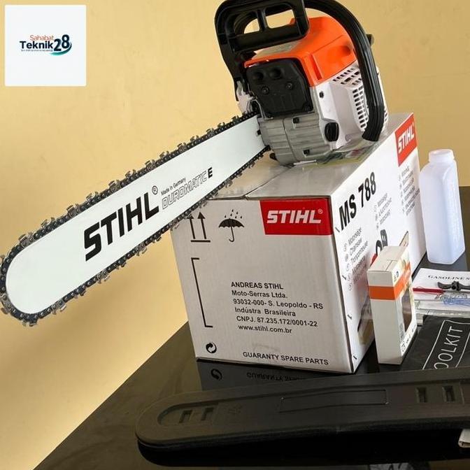 Mesin Chainsaw Stihl MS 788 Bar 22" .Gergaji Mesin Senso Stihl MS 788 Bar 22 Inch dan Rantai Komplit