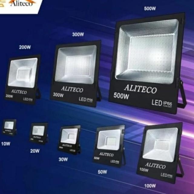 Cap Lampu Led ALITECO/ semny flood light 10 20 30 50 100 200 300 500 w ip66