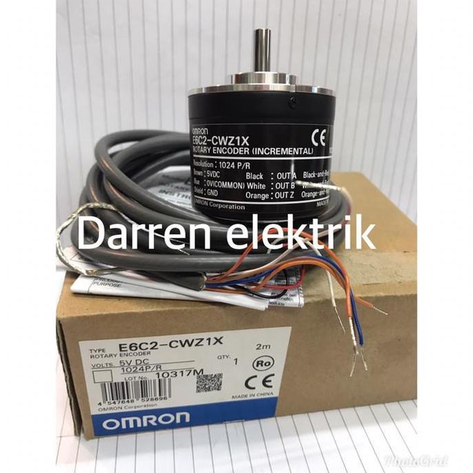 HARGA DISC - Rotary encoder omron E6C2-CWZ1X 1024pr power 5vdc