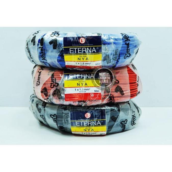 TERMURAH - KABEL NYA 1.5 50 m ETERNA