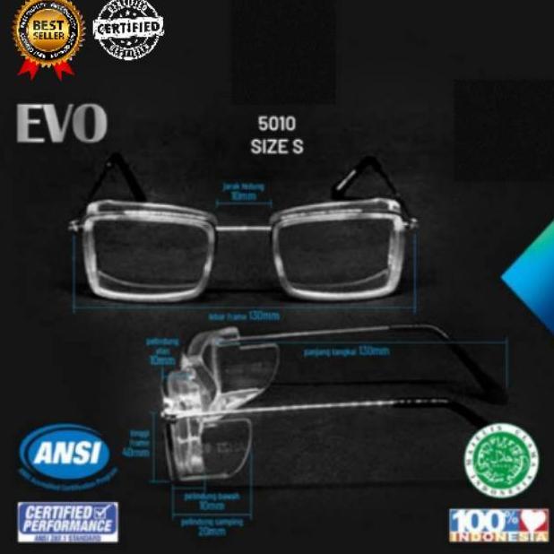 GOOGLE KACAMATA - KACAMATA GOOGLE SAFETY - KACAMATA SAFETY GOOGLE - EVO 5010