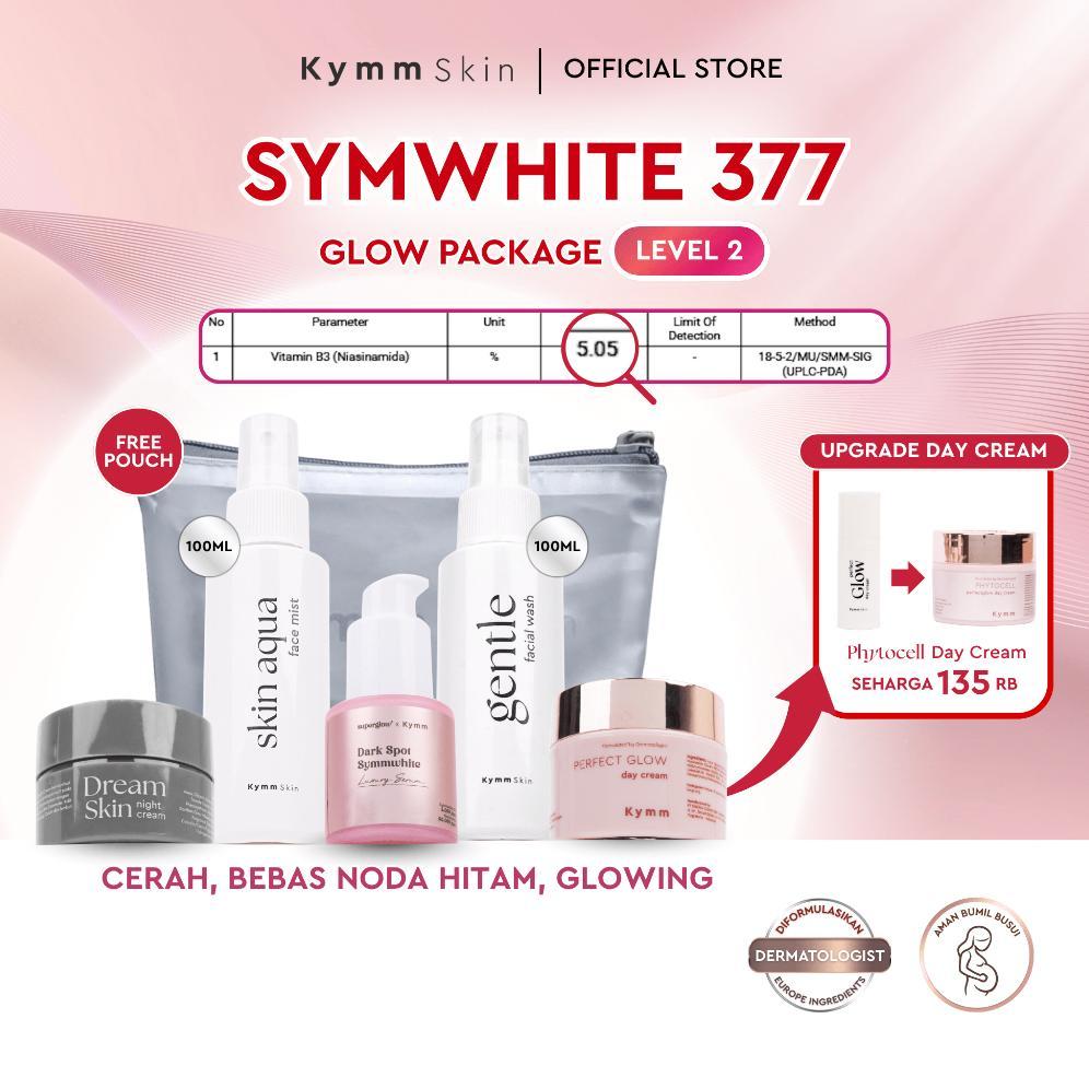 [Upgrade Phyto Day Cream + Free Pouch] KYMM SKIN Glow Package LEVEL 2 with Symwhite 377 Dark Spot Se