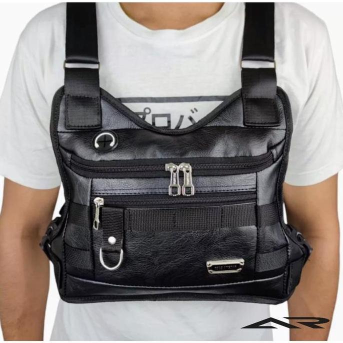 DR138 >> Chestbag Tactical Sporty Outdoor POLO AMSTAR Slingbag Series USS One Tas Selempang Dada Pri