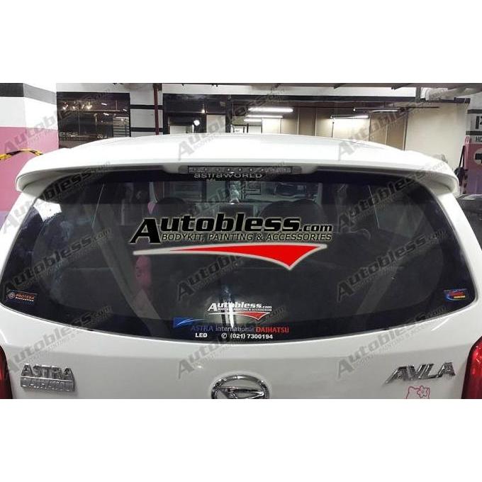 Wing Spoiler Agya / Ayla Plastic ABS 2013-2017