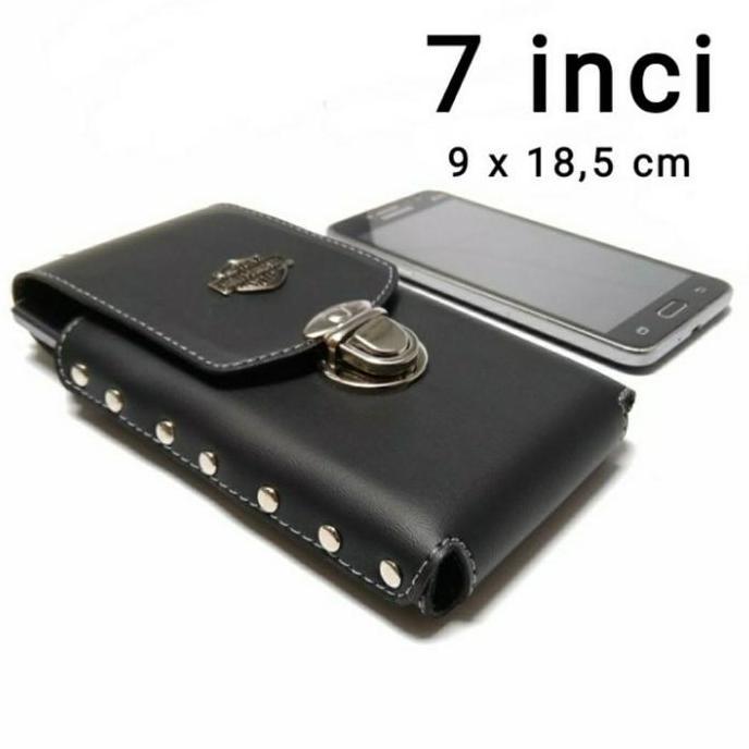 DF221 >> DOMPET HP PRIA 7 INCI SARUNG HANDPHONE TAS PINGGANG PRIA SINTETIS