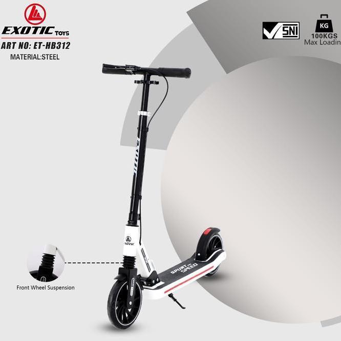 Scooter Skuter O Anak Hingga Dewasa Exotic Ethb 312 Alloy Hh Quality Bisa Beban Sampai 100Kg