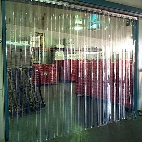 Tirai Plastik PVC Curtain 120 x 200 plus Bracket