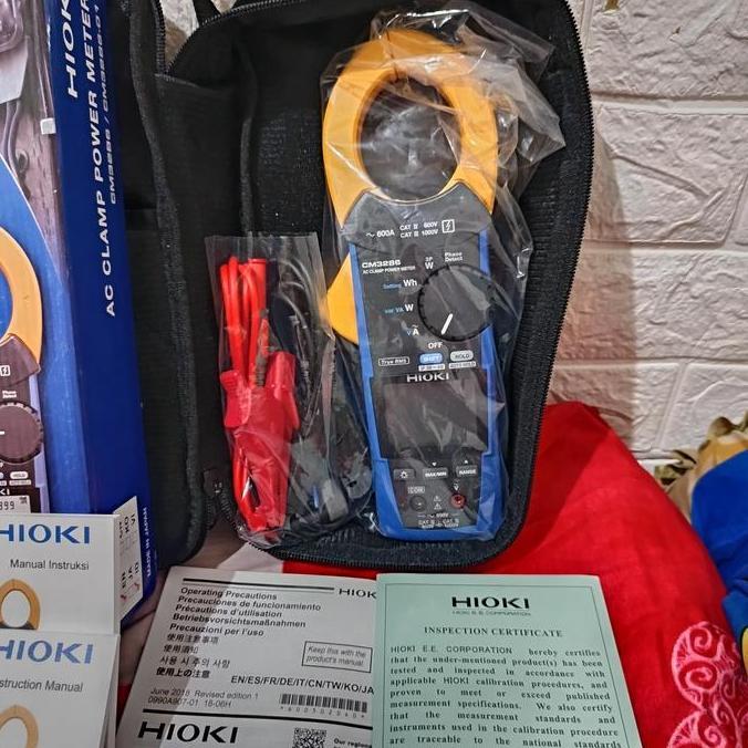 HIOKI CM3286 AC CLAMP POWER METER 600A/tang amper