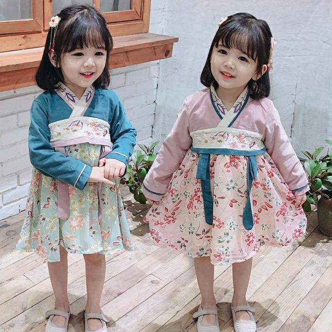 CHEONGSAM GIRL DRESS CHINESE NEW YEAR TRADITIONAL DRESS CHEONGSAM FLOW