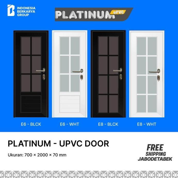 Pintu Kamar Mandi - Pintu Upvc Platinum