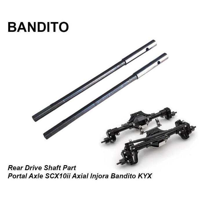 BANDITO REAR DRIVE SHAFT PART GARDAN PORTAL AXIAL SCX10II SCX10 II ORIGINAL DAN TERPERCAYA