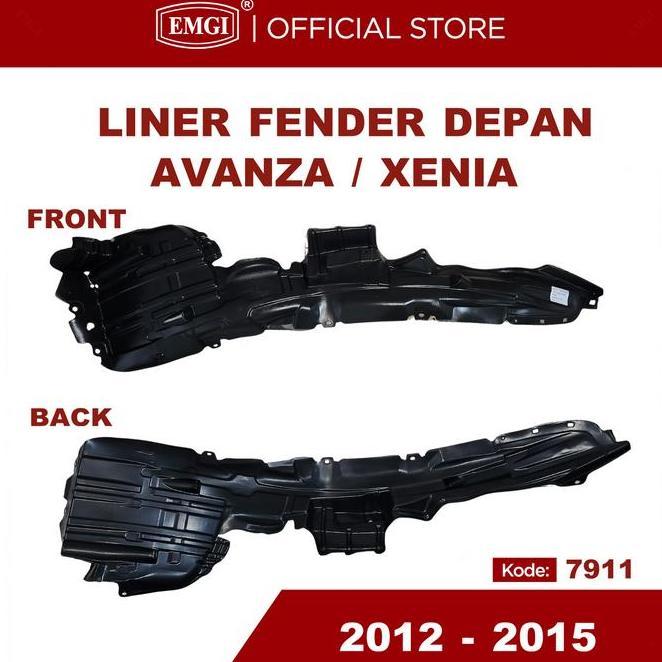 Emgi - Liner Fender Spakbor Depan Avanza Xenia 2012 - 2015