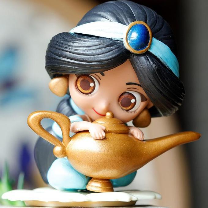 Ready Cake Topper Baby Jasmine / Dekorasi Cake Ultah Anak Cewek Baby Jamine