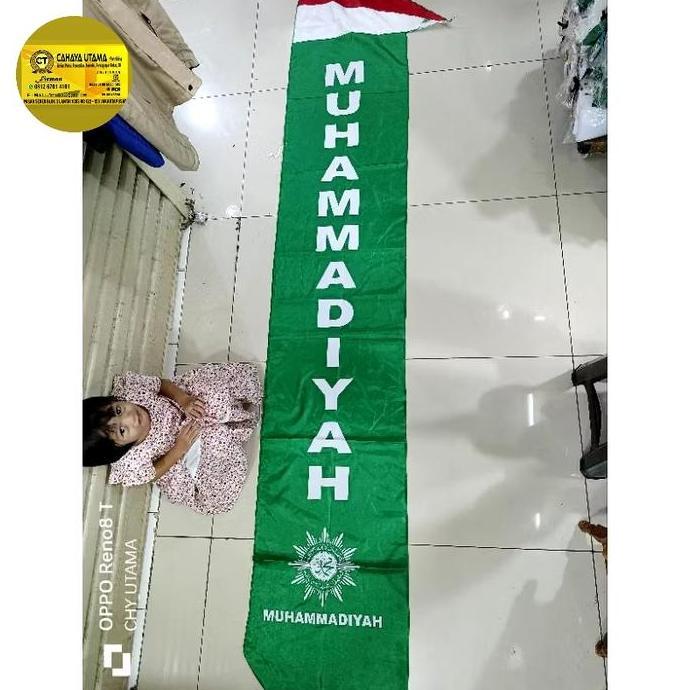 Ready UMBUL UMBUL MUHAMMADIYAH 50 X 300CM