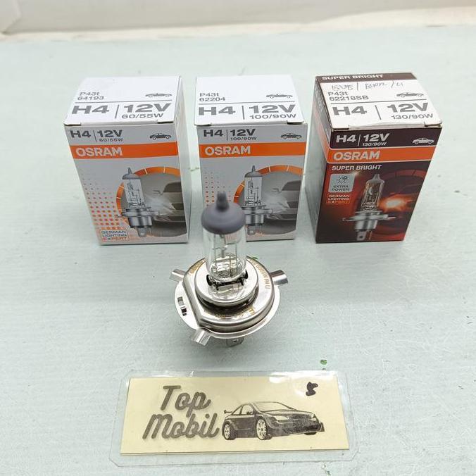 NEFERPITOU Bohlam Halogen H4 12V 60/55W H4 12V 100/90W H4 12V 130/90W Osram