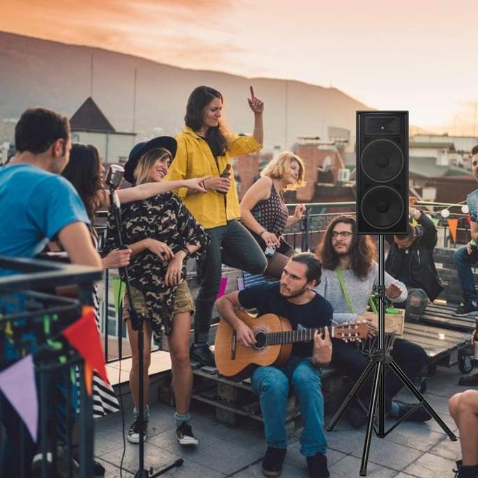 DR137 - Stand Speaker Besi 2 Meter Produk GMC Tipe SPS-601B / Tripod Speaker / Tiang Speaker / Tripo