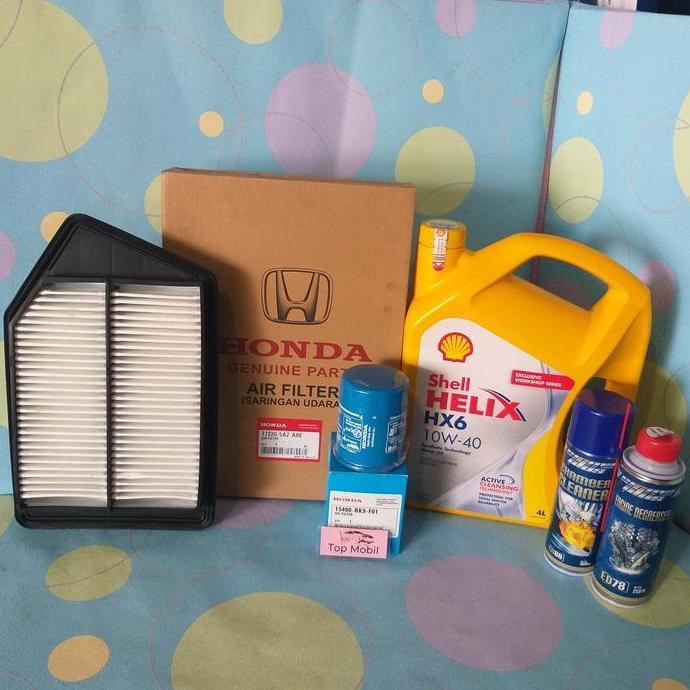 NEFERPITOU Paket service oli Shell Helix HX6 10W-40 Accord 2004 (5)