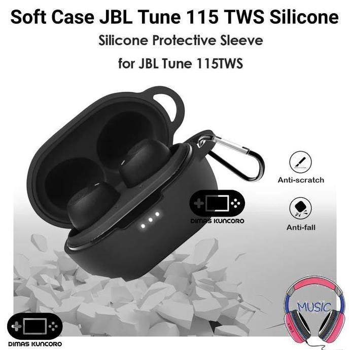 DB184 >> Soft Case JBL Tune 115 TWS silicone silikon 115tws cover protector